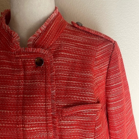 Chico’s - Textured Fringe Jacket - EUC - Picture 8 of 11